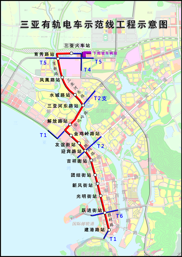 海南轻轨路线图图片